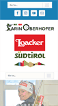 Mobile Screenshot of karinoberhofer.com